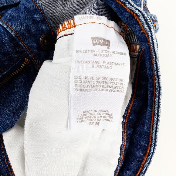 Lot of 2 Levi Womens 12 M Low Boot Cut 545 Jeans *READ* Y2K Distressed - Picture 14 of 16